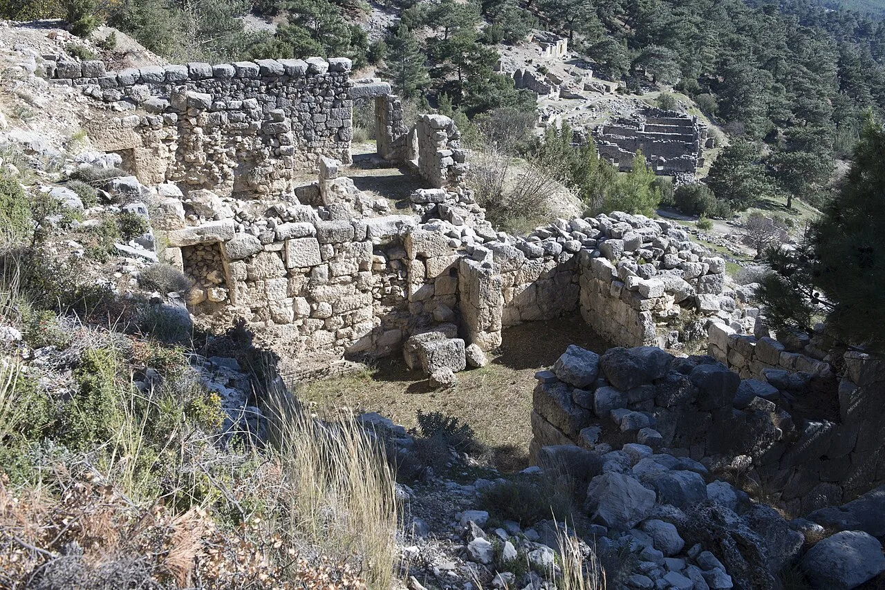 Upper Arykanda Roman Baths - Antalya