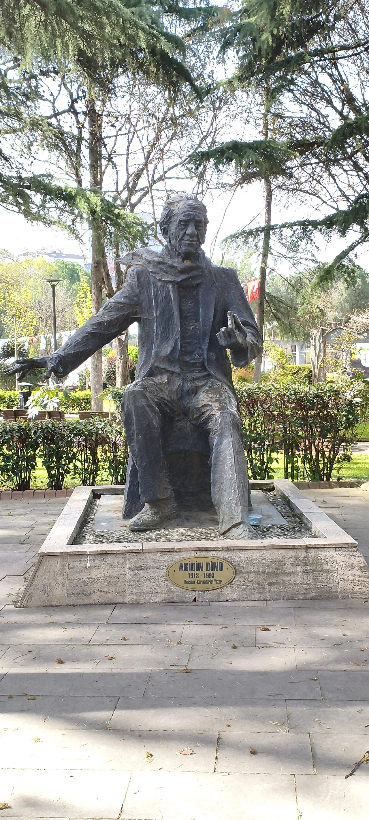 Statue of Abidin Dino - İstanbul